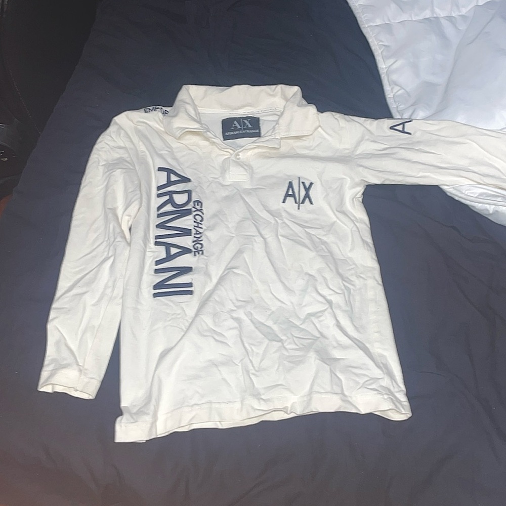 armani exchange long sleeve shirt